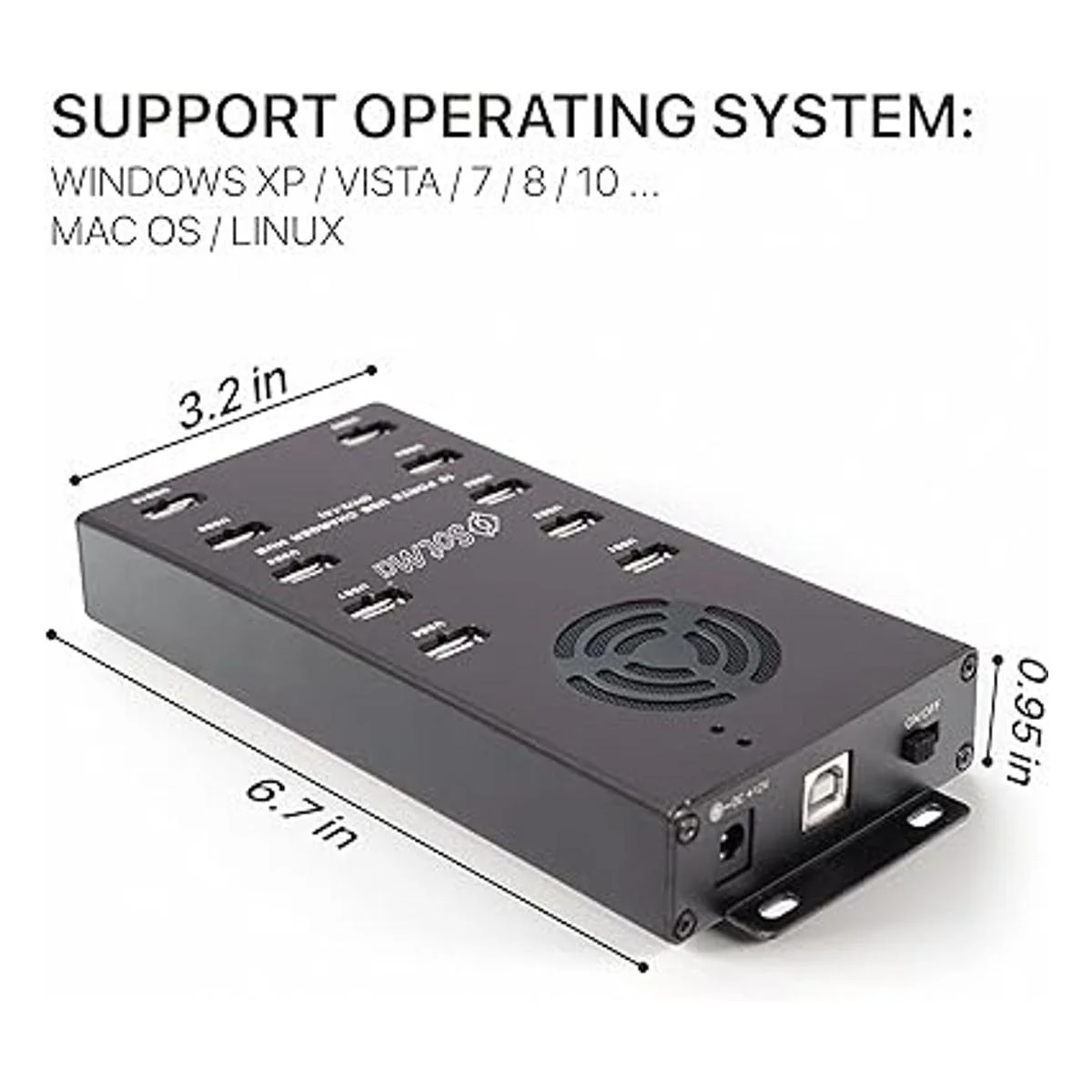 Hub USB 2.0 de diseño premium protección multiseguridad_2