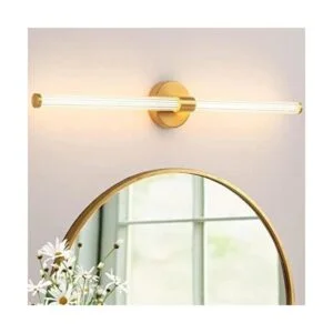 Gednbo Luces LED doradas para tocador de baño lámparas_1