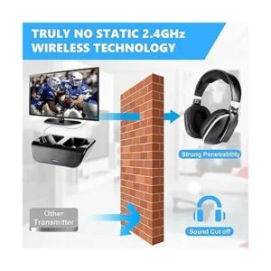 ANSTEN Auriculares inalámbricos para ver TV auriculares_3