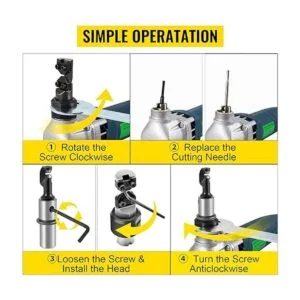 VEVOR Nibbler de chapa metálica de 380 W Nibbler de metal_6