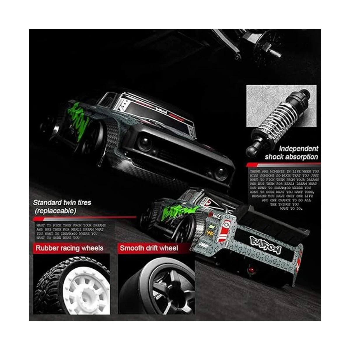 Fisca Automóvil de alta velocidad con control remoto_2