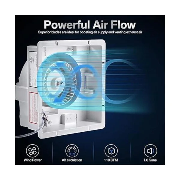Ventilador de escape de baño ventilación de techo con luz_3