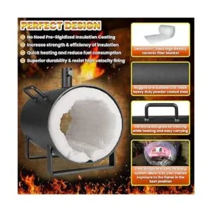 Forja de gas propano portátil de un solo quemador_5