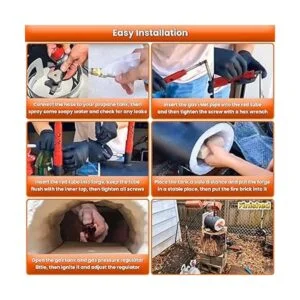 Forja de gas propano portátil de un solo quemador_6