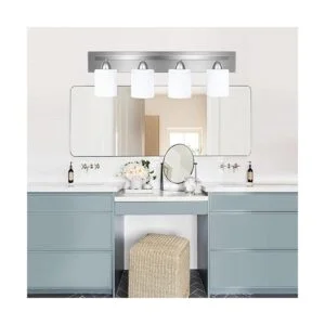 Lámpara de tocador de baño de 4 luces juego de baño todo_6