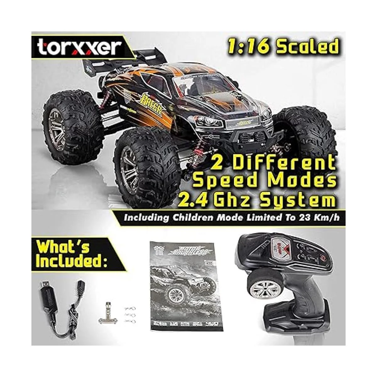 Torxxer Camión RC sin escobillas a escala 116 Coche RC_2