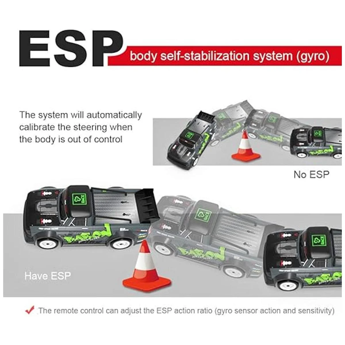 Fisca Automóvil de alta velocidad con control remoto_6