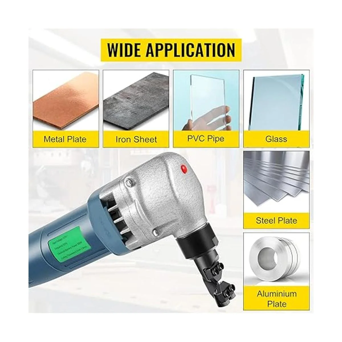 VEVOR Nibbler de chapa metálica de 380 W Nibbler de metal_7