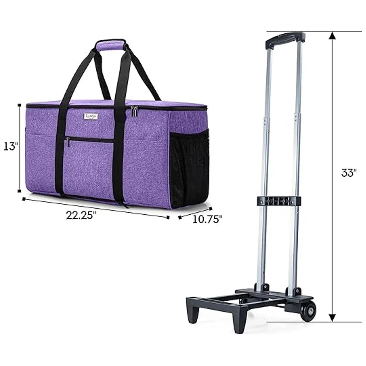 Luxja Bolsa rodante compatible con Cricut Maker Explore_4