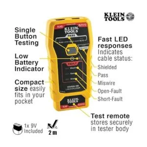 Kit de probador y crimpadora de cables Ethernet RJ45_2