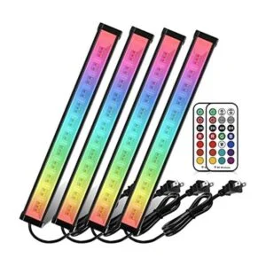 MEIKEE Paquete de 4 luces LED RGBW de 42 W 3350 lm barra_1