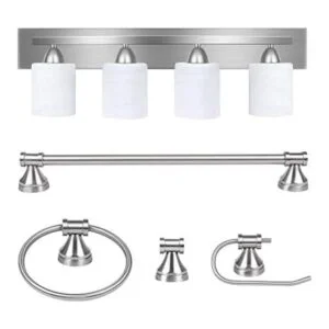 Lámpara de tocador de baño de 4 luces juego de baño todo_1