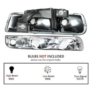 NP Juego de repuesto de faros delanteros de cristal_5