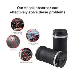 JDMON Repuesto para kit de resorte neumático trasero_7