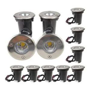 QUANS 3 W 12 V 24 V CC AC baja tensión en tierra pozo luz_1