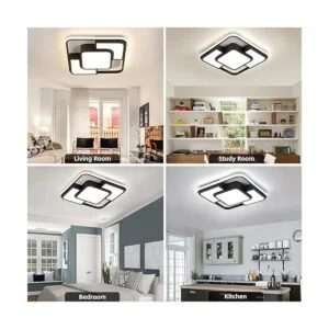 Lámpara de techo LED regulable de 62 W con control remoto_5