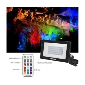 MEIKEE Paquete de 2 luces LED RGB de 150 W reflector que_2