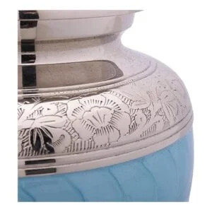 Urnas de color azul claro para cenizas humanas adultos_6