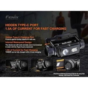 Fenix HM60R Linterna frontal USBC de 1200 lúmenes_4