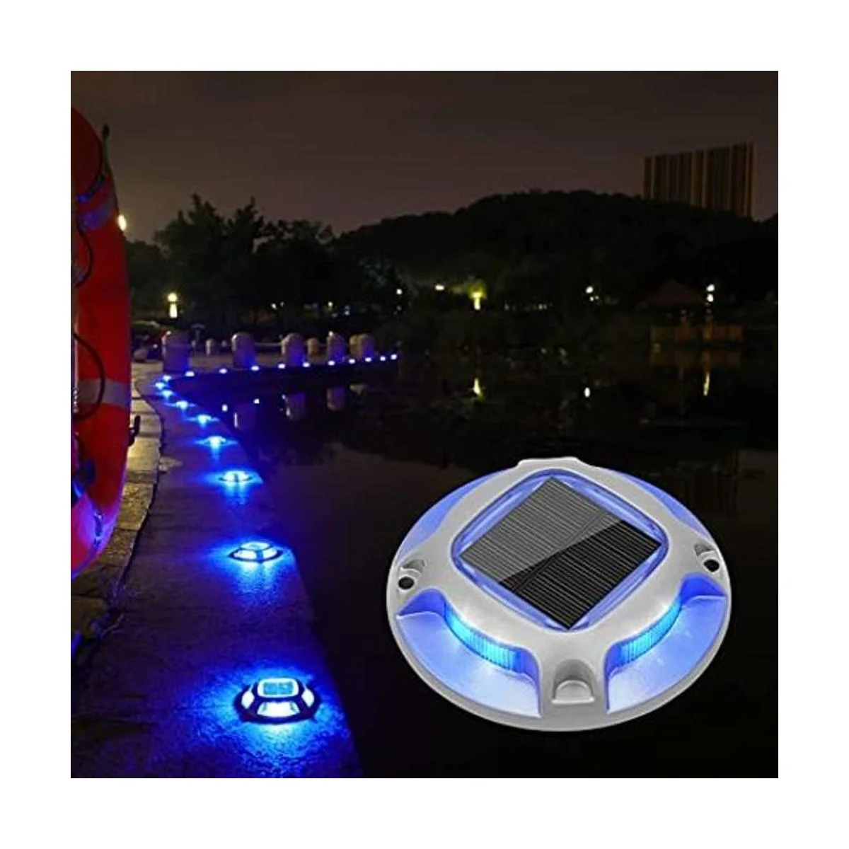 VOLISUN Luces solares de entrada para muelle 12 unidades_1