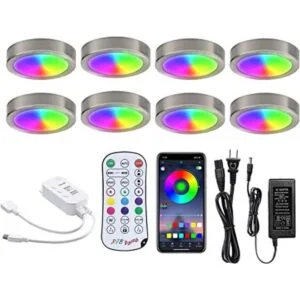 Kit de iluminación LED regulable para debajo del gabinete_1