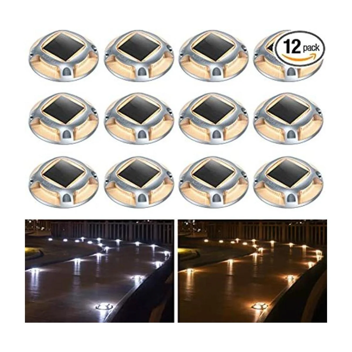 AGPTEK Luces solares de entrada para exteriores 2 modos_1