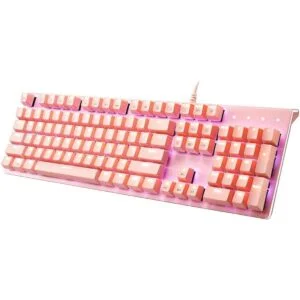 irocks Teclado mecánico iluminado K75M 104 teclas con_1