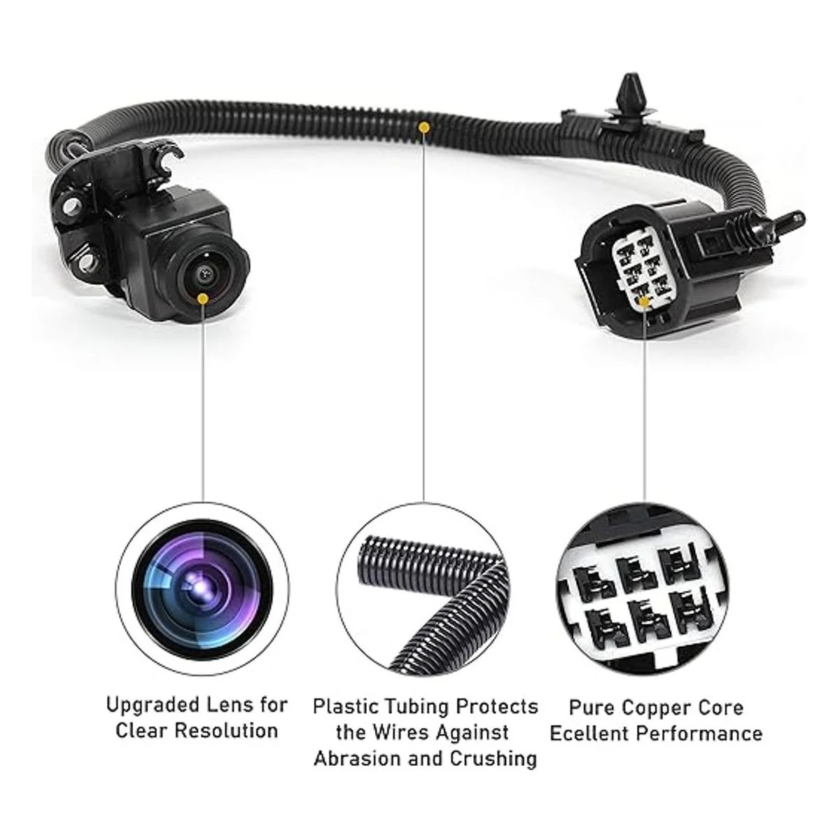 EWAY Cámara de respaldo de repuesto para Dodge Ram 2009_6