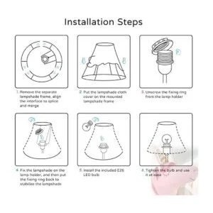 Cozylight Lámpara de pie con diseño de unicornio rosa de_7