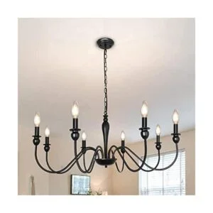 LASENCHOO Lámpara de araña para colgar en el techo_1