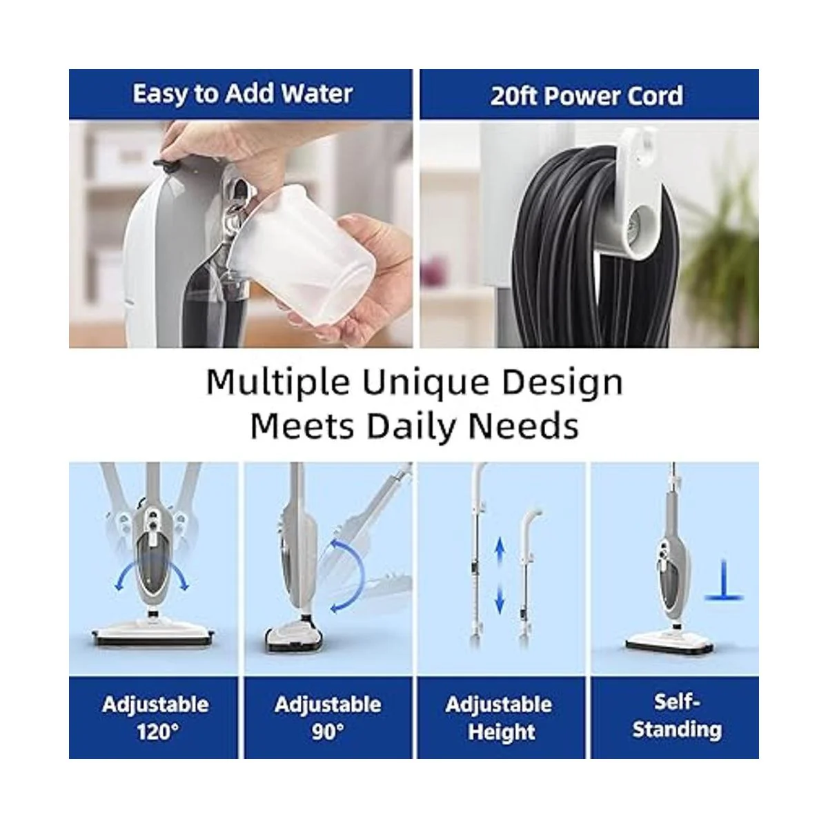Trapeador de vapor limpiador de vapor de mano multiusos_6