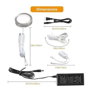 Kit de iluminación LED regulable para debajo del gabinete_2