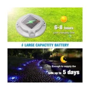 VOLISUN Luces solares de entrada para muelle 12 unidades_3