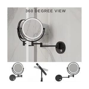 JMFHCD Espejo de maquillaje LED con luces y aumento de 10_6