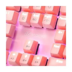 irocks Teclado mecánico iluminado K75M 104 teclas con_5