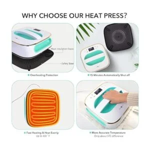 HTVRONT Máquina de prensa de calor para camisetas prensa_3