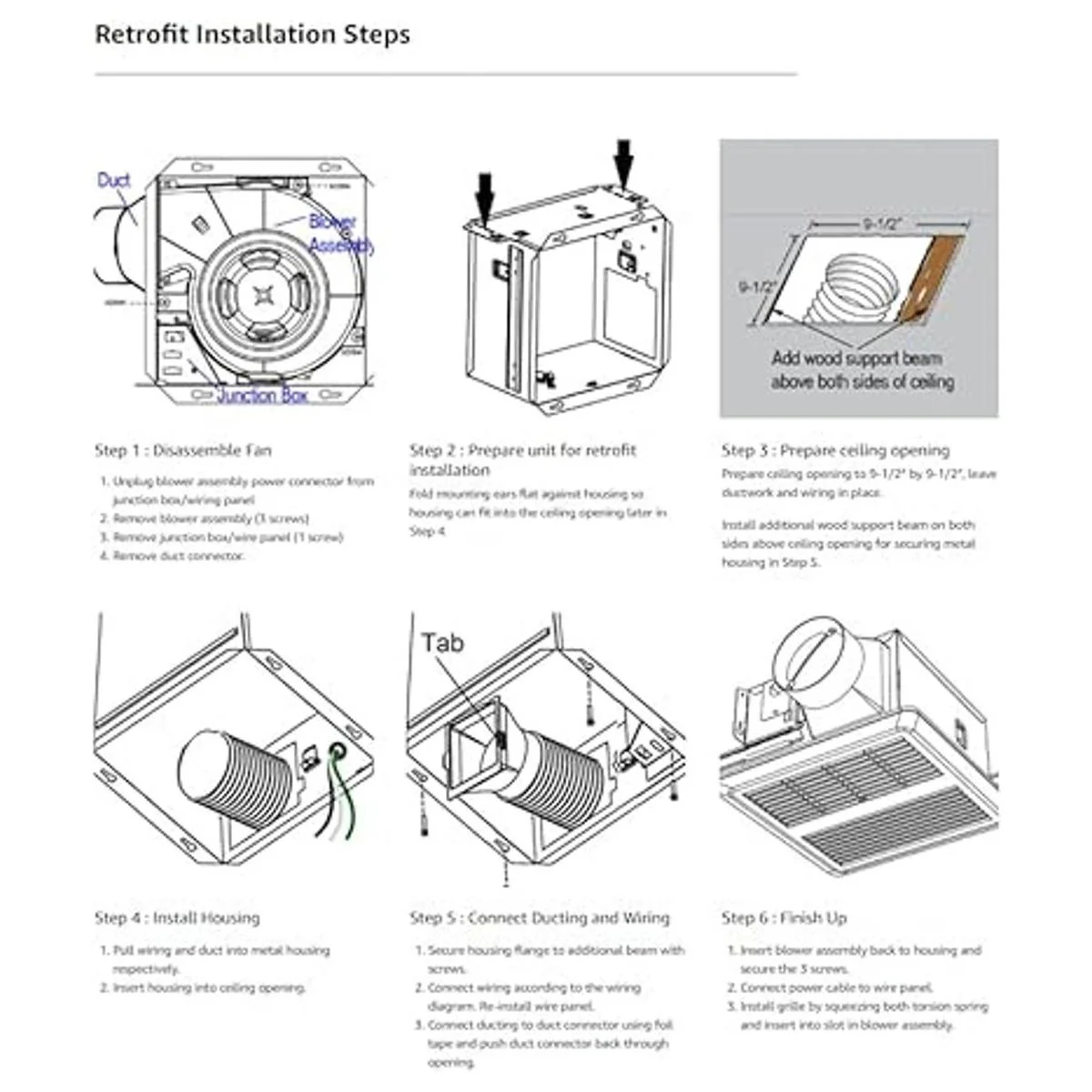 KAZE APPLIANCE SNP100 Ventilador extractor de ventilación_4