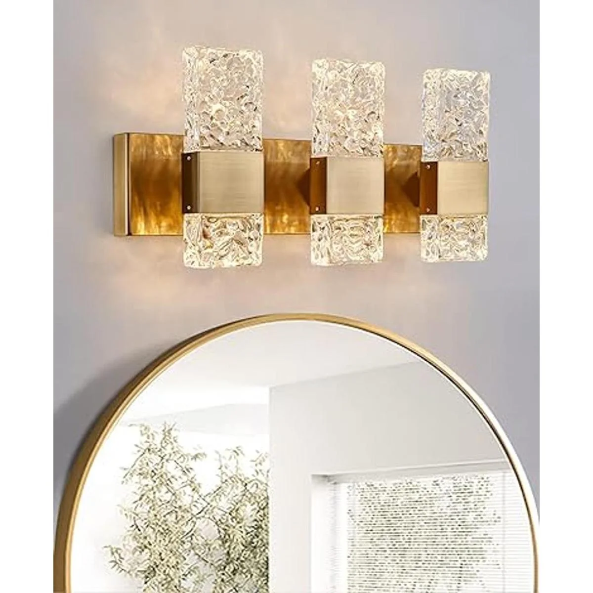 Luces LED de cristal dorado para baño modernas lámparas_5