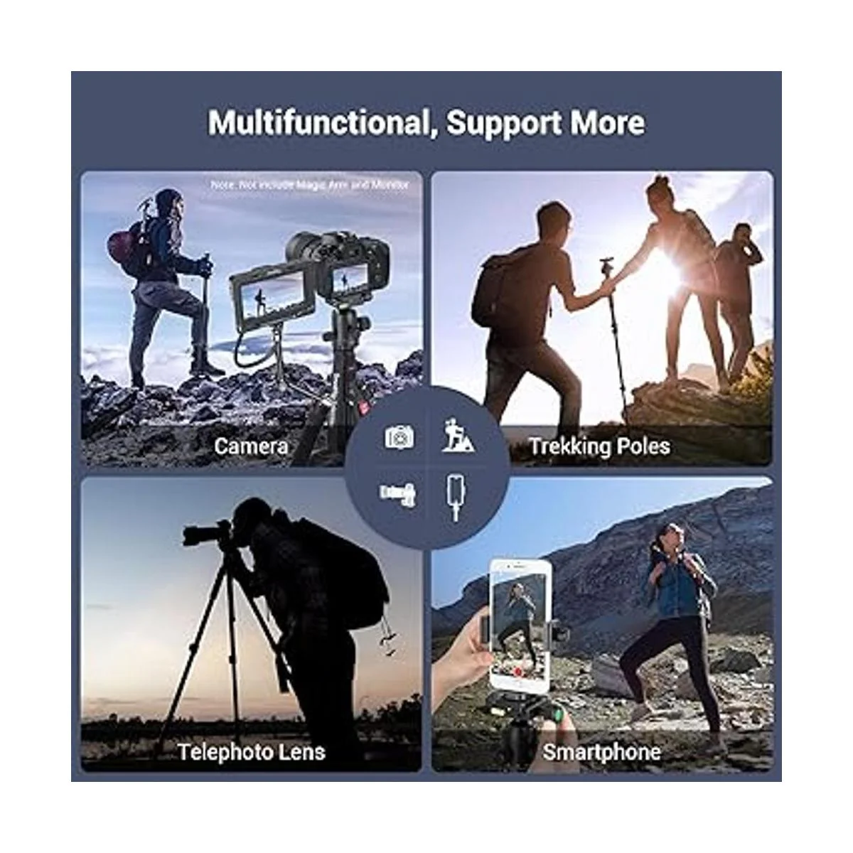 SmallRig Selection Trípode de cámara de 78 pulgadas_2