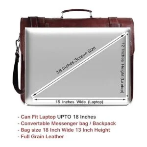Hulsh Bolsa de piel convertible para portátil de 18_3