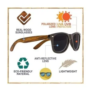 WOODIES Six Wood Lentes polarizados 100 protección_5