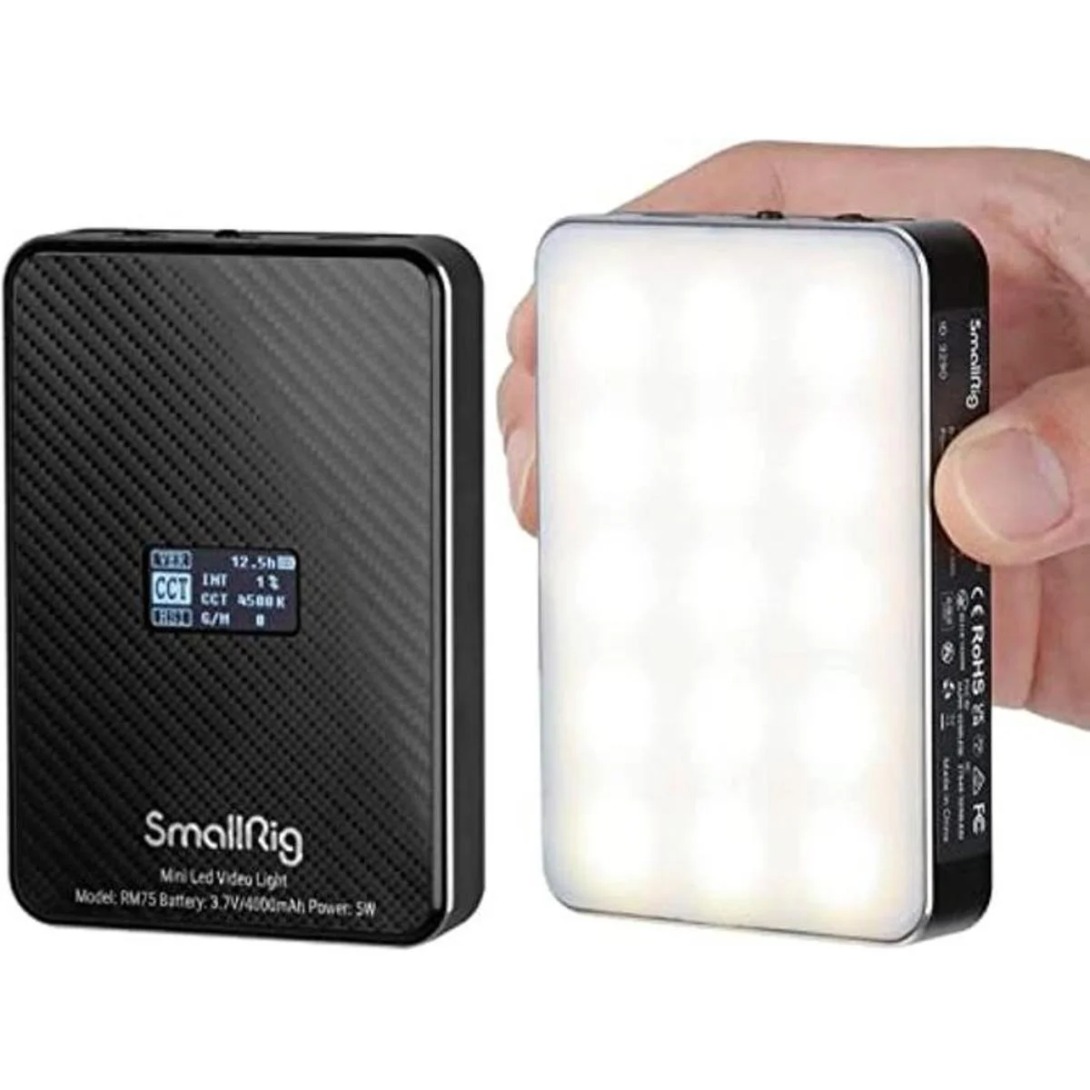 SmallRig Luz de video RM75 RGBWW panel de luz LED_1