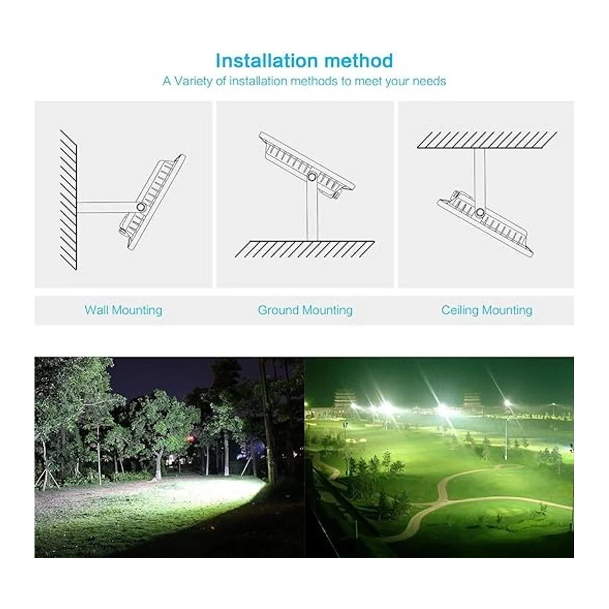 Gopretty Luz de inundación LED de 300 W 36000 lm_6