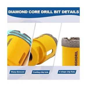 HIGHDRIL Kit de brocas de diamante con 5811 para baldosas_5