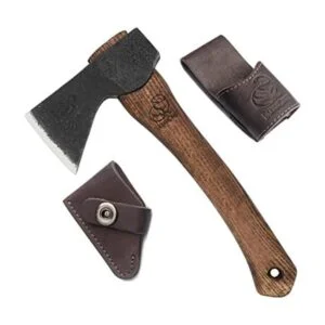 BeaverCraft Hacha tallada a mano con vaina Hacha pequeña_1