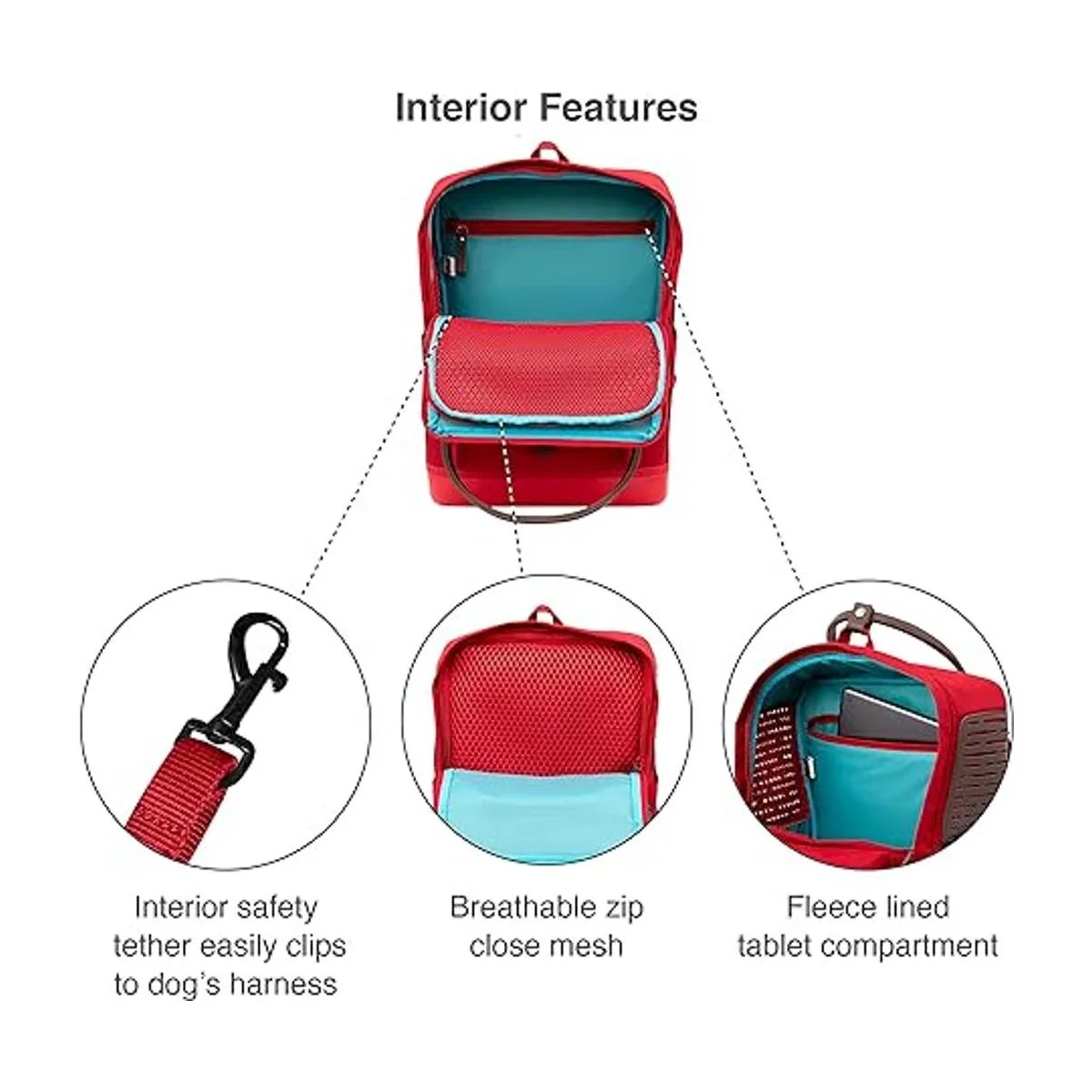 Kurgo Dog Carrier Backpack for Small Pets Cat Dog_3