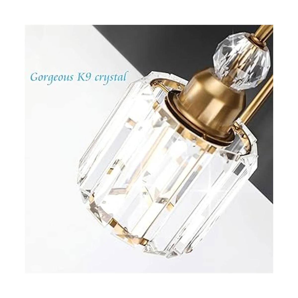 Ralbay Luces LED modernas de tocador para baño_5