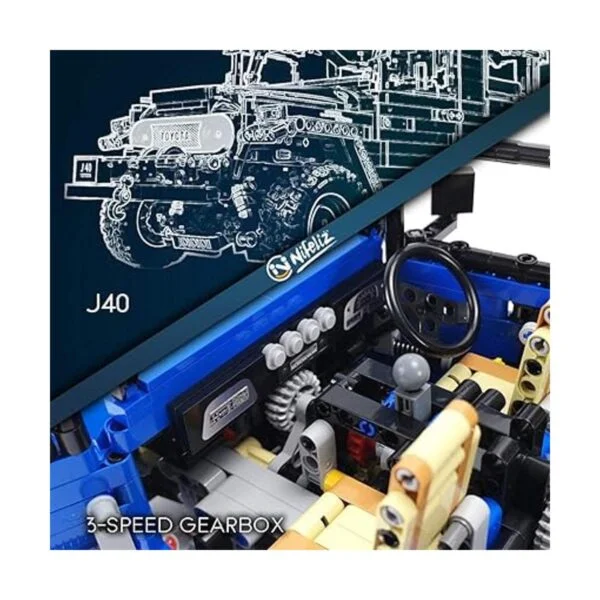 Nifeliz OffRoad Pickup J40 Land Cruiser MOC Técnica_5