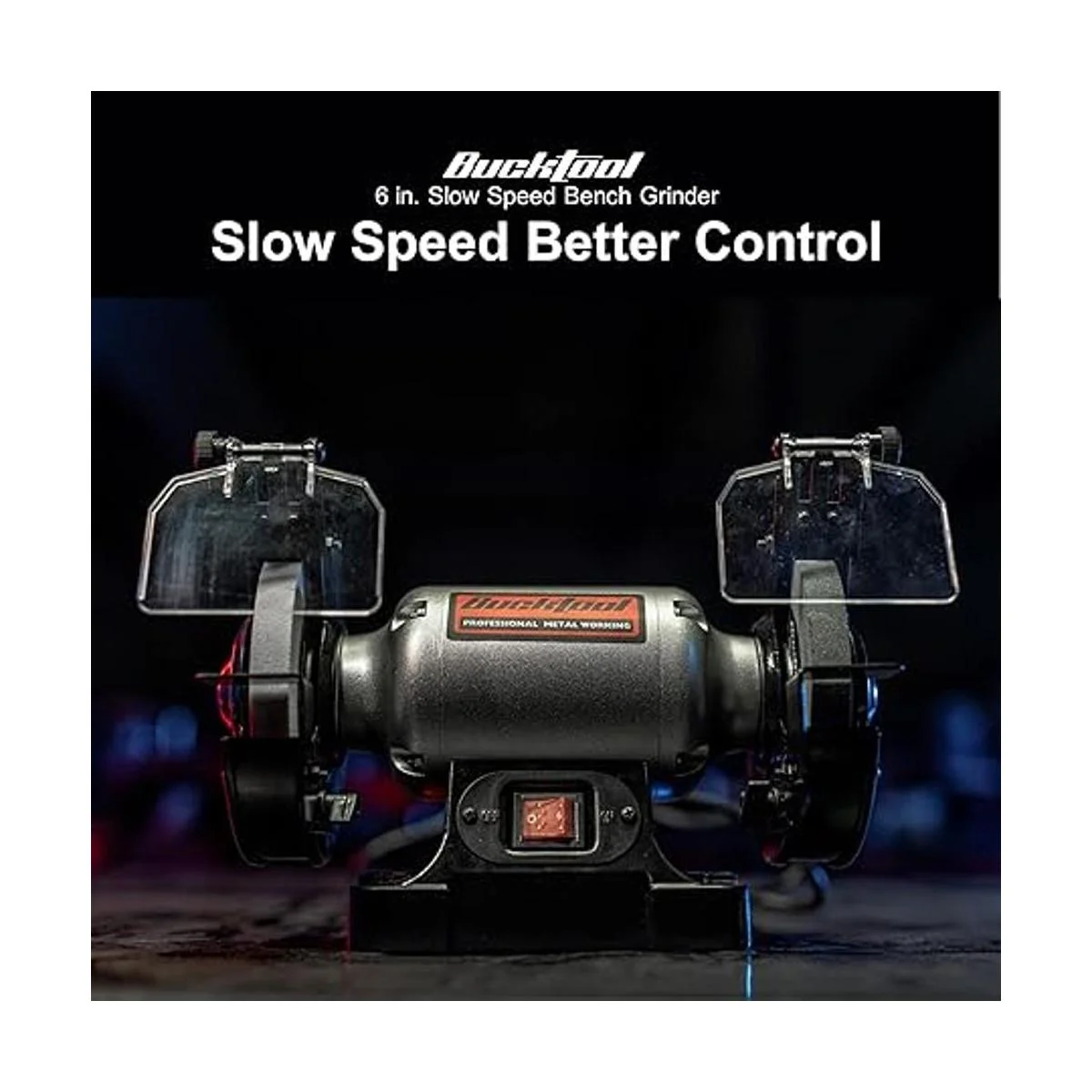 BUCKTOOL Herramientas eléctricas de amoladora de banco de_6