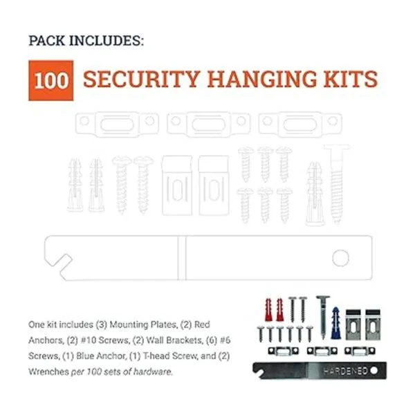 Kits de bloqueo de seguridad para colgar con tornillos de_2